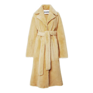 Shearling Trench Coat