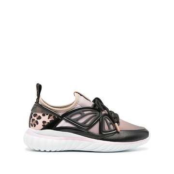 Butterfly patch sneakers