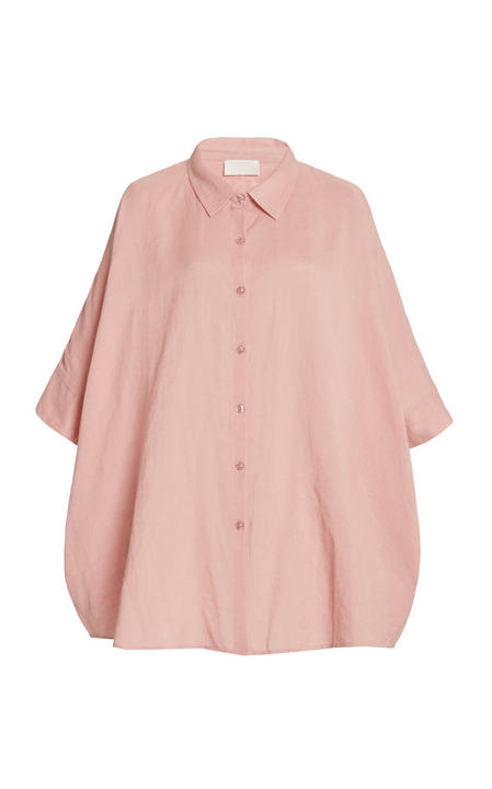 Lula Oversized Cotton-Blend Shirt展示图