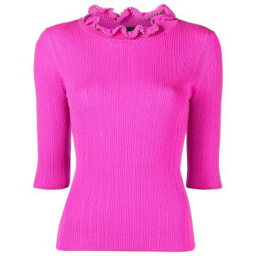 gem-embellished knitted jumper