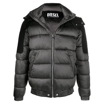 contrast padded jacket