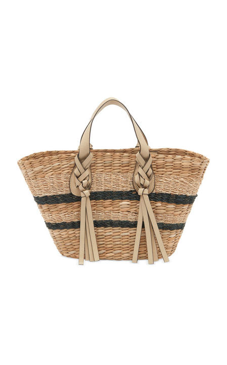 Seaview Straw Carryall Tote展示图