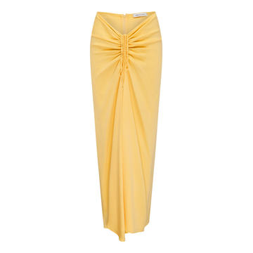 Ruched Maxi Skirt