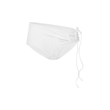 Ruched Side-Tie Bikini Bottom