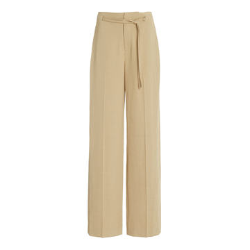 High Waisted Belted Cady Pants