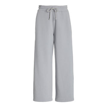 Cropped French Terry Cotton Pants