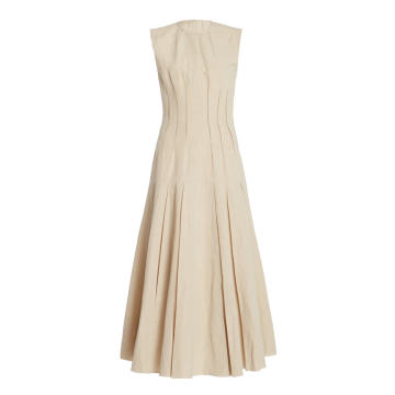 Teena Cotton-Linen-Silk Dress