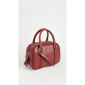 Gucci Red Micro Guccissima Nice Dome Boston 包