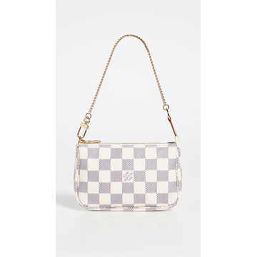 Lois Vuitton Damier Azur Pochette 迷你包