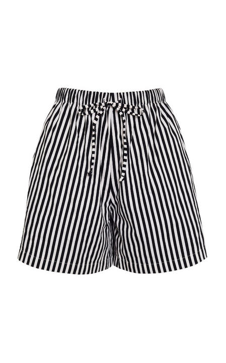 Sereno Brighton Striped Cotton Poplin Shorts展示图