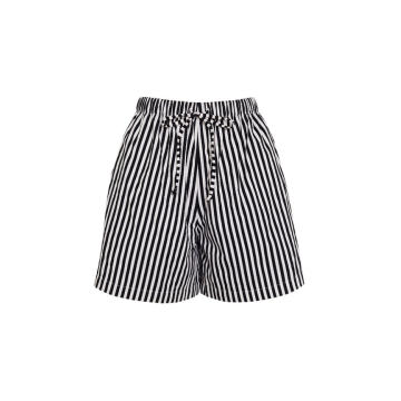 Sereno Brighton Striped Cotton Poplin Shorts