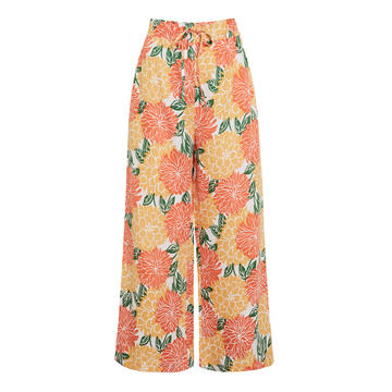 Brielle Printed Wide-Leg Pants