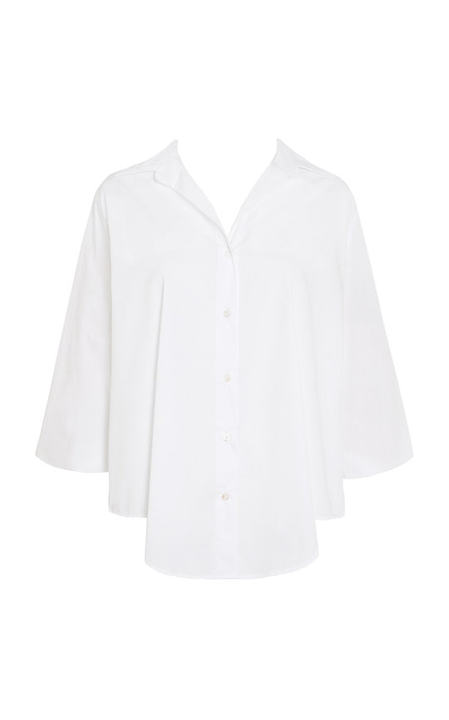 Rylen Cotton Poplin Button-Up Shirt展示图