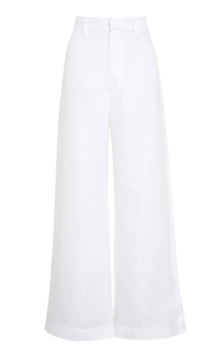 Alwin Linen Wide-Leg Pants展示图