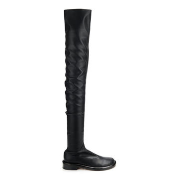 Faux Leather Over-The-Knee Boots