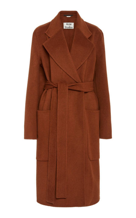 Carice Double-Breasted Wool-Blend Coat展示图