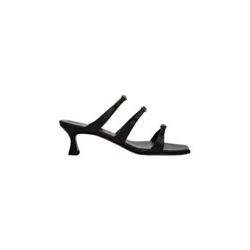 Naomi Buckled Leather Sandals