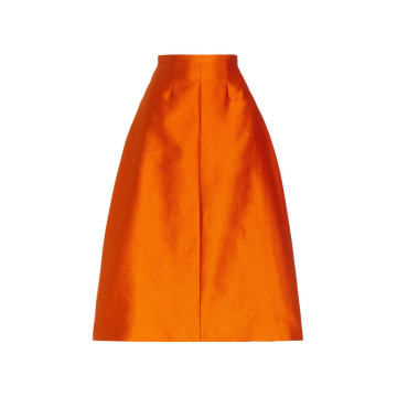 Hertha Double Cloque A-Line Skirt