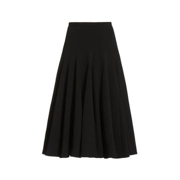 Aimee Double Crepe Pleated Skirt