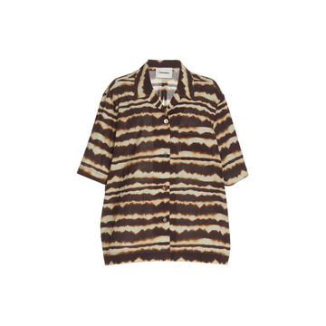 Soho Cotton-Crepe Gauze Camp Shirt