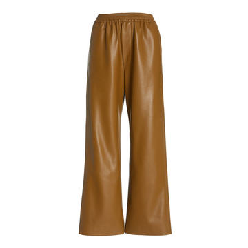 Odessa Vegan Leather Elastic Waist Pants