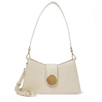 Baguette leather shoulder bag