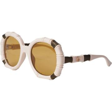IVORY/BROWN Sunglasses