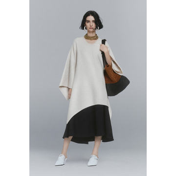 Double-Faced Wool-Cashmere Caftan