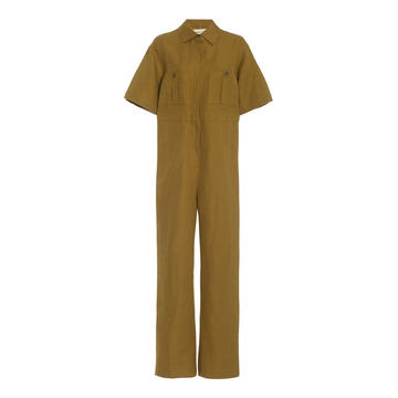 Kailyn Linen-Cotton Jumpsuit