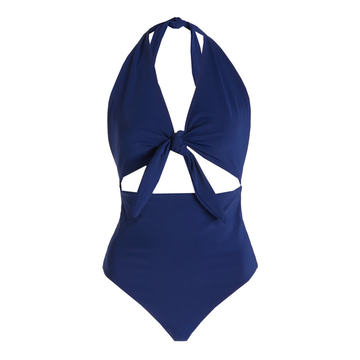 Maddy Tie-Front One-Piece Swimsuit