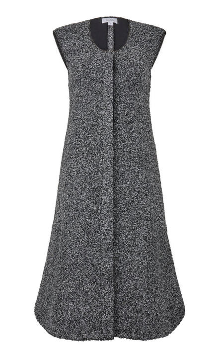 Renzo M��lange-Knit Sleeveless Midi Dress展示图