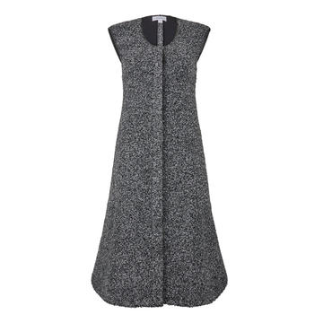 Renzo M��lange-Knit Sleeveless Midi Dress