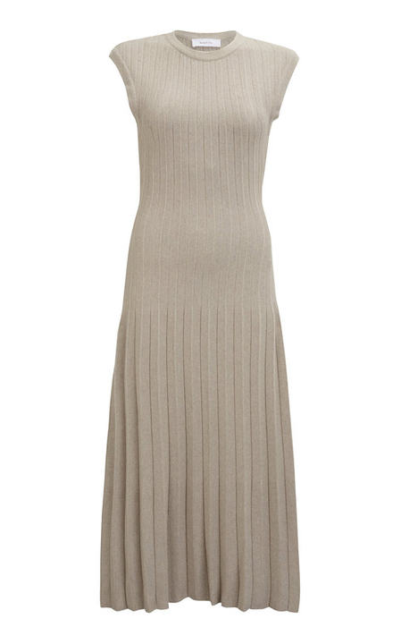 Gaudi Pleated Knit Midi Dress展示图