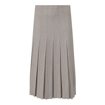 Wren Wool-Blend Midi Skirt