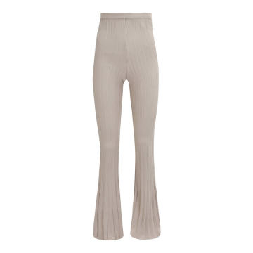 Neruda Pleated Knit Flared Trousers