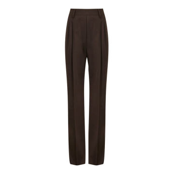 Avery Crepe Wide-Leg Trousers