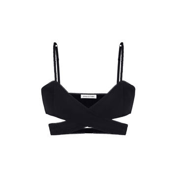 Gisele Cropped Knit Bra Top