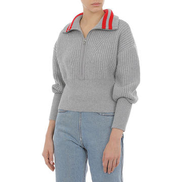 Extrafine Merino Wool Half-Zip Sweater