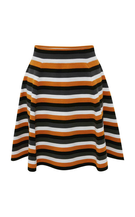 Striped Jersey Full Mini Skirt展示图