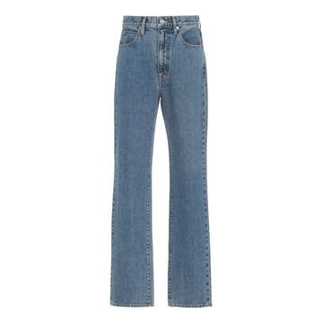 London Rigid High-Rise Straight-Leg Jeans