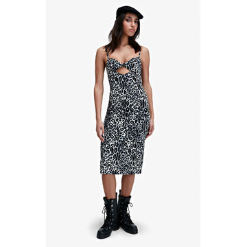 Delta Animal-Printed Cotton-Blend Dress