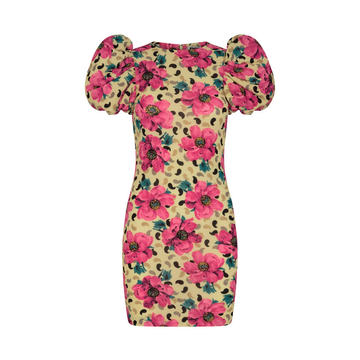 Ruby Floral-Printed Crepe Dress