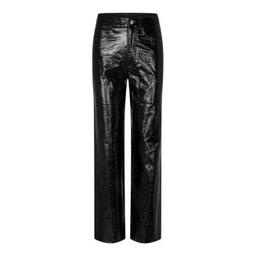 Rotie Textured Faux-Leather Pants