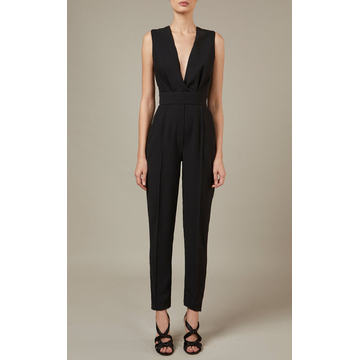 Skinny Crepe Jumpsuit