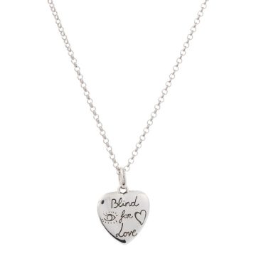 Blind for Love sterling silver necklace