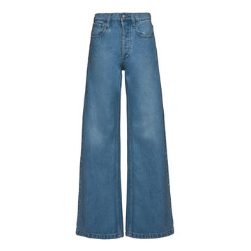 Rigid Mid-Rise Wide-Leg Jeans