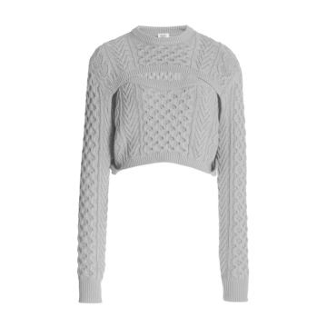 Exclusive Thousand-In-One-Ways Wool-Cotton Sweater