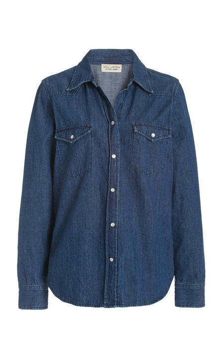 Martine Cotton Denim Shirt展示图