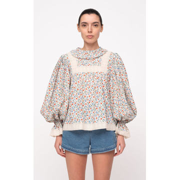 Bubbie Floral-Printed Cotton Top