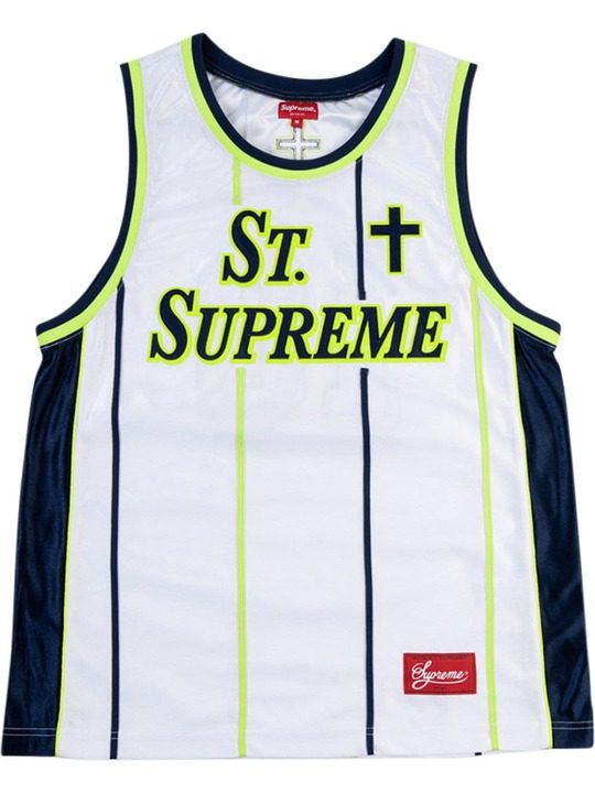 'St. Supreme' basketball vest展示图